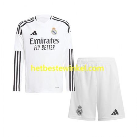 Real Madrid Voetbalshirts Kind Thuis 2024-25 - LS
